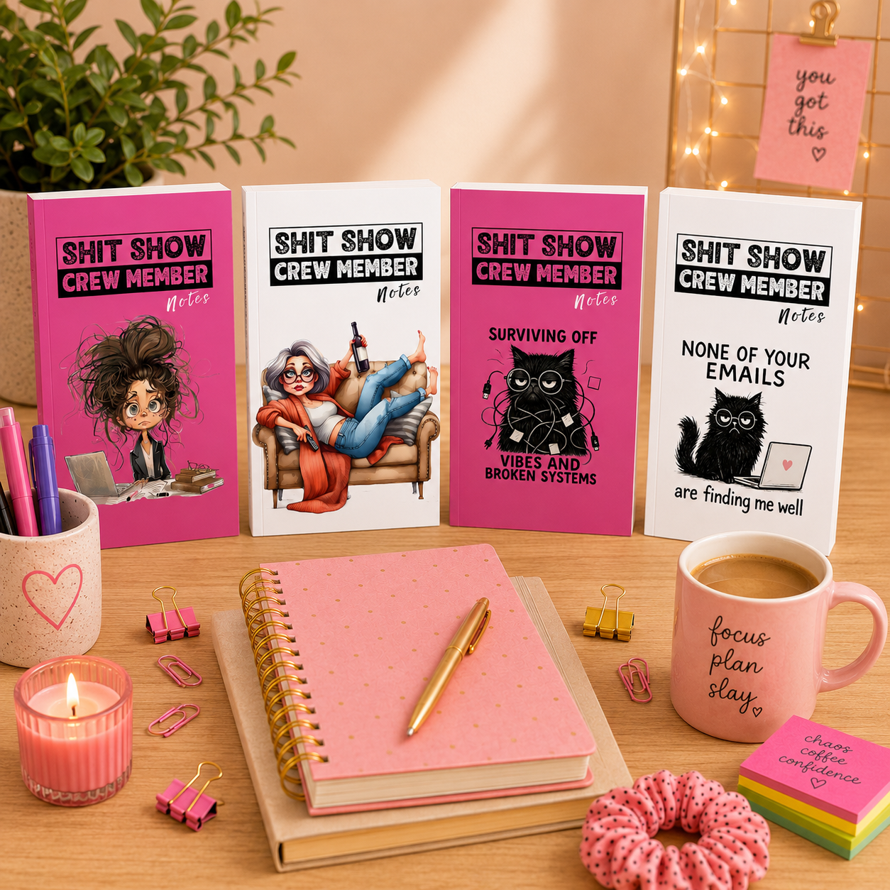 Fun Office Theme Notebooks