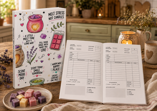 Customer Order Book - Wax Melts (plain cover)
