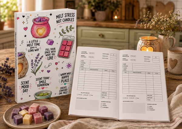Customer Order Book - Wax Melts (plain cover)