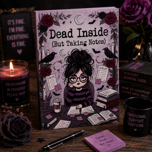 Dead Inside (But Taking Notes) Notebook