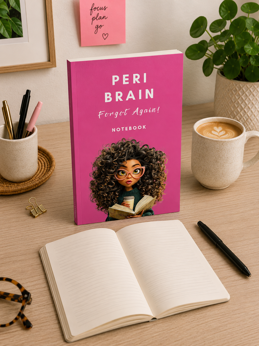 Peri Brain Forgot Again Notebook
