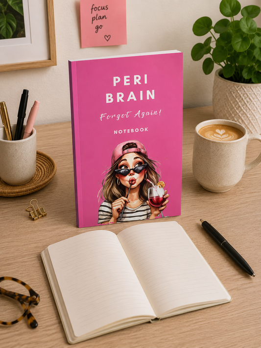 Peri Brain Forgot Again Notebook