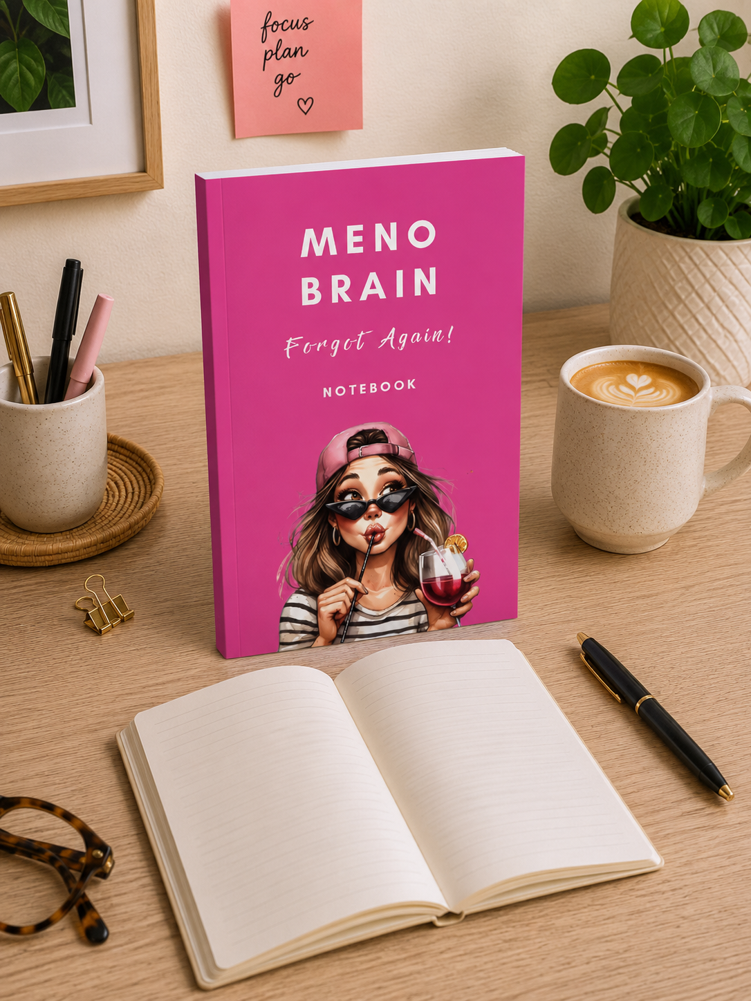 Meno Brain Forgot Again! Notebook