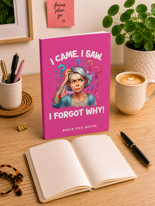 I came, I saw, I forgot why - Brain Fog Notes Notebook
