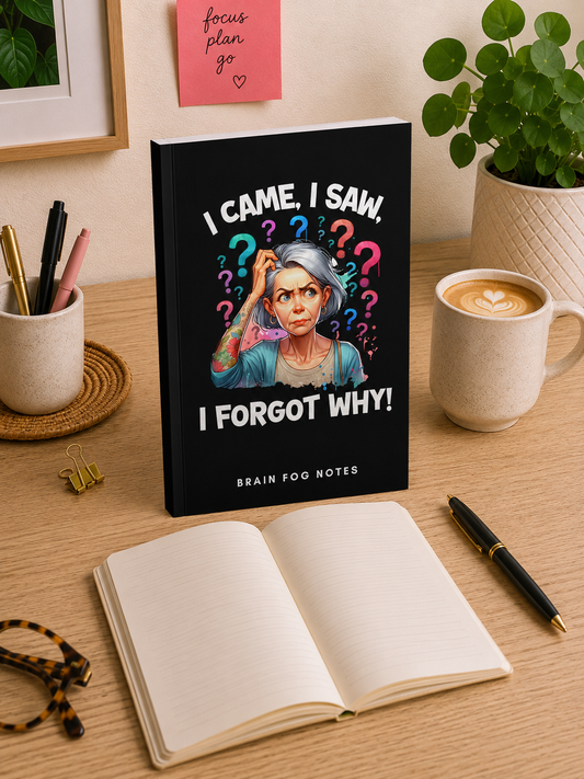 I came, I saw, I forgot why - Brain Fog Notes Notebook