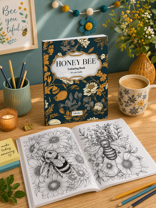 Honey Bee Colouring Book - Volume 2