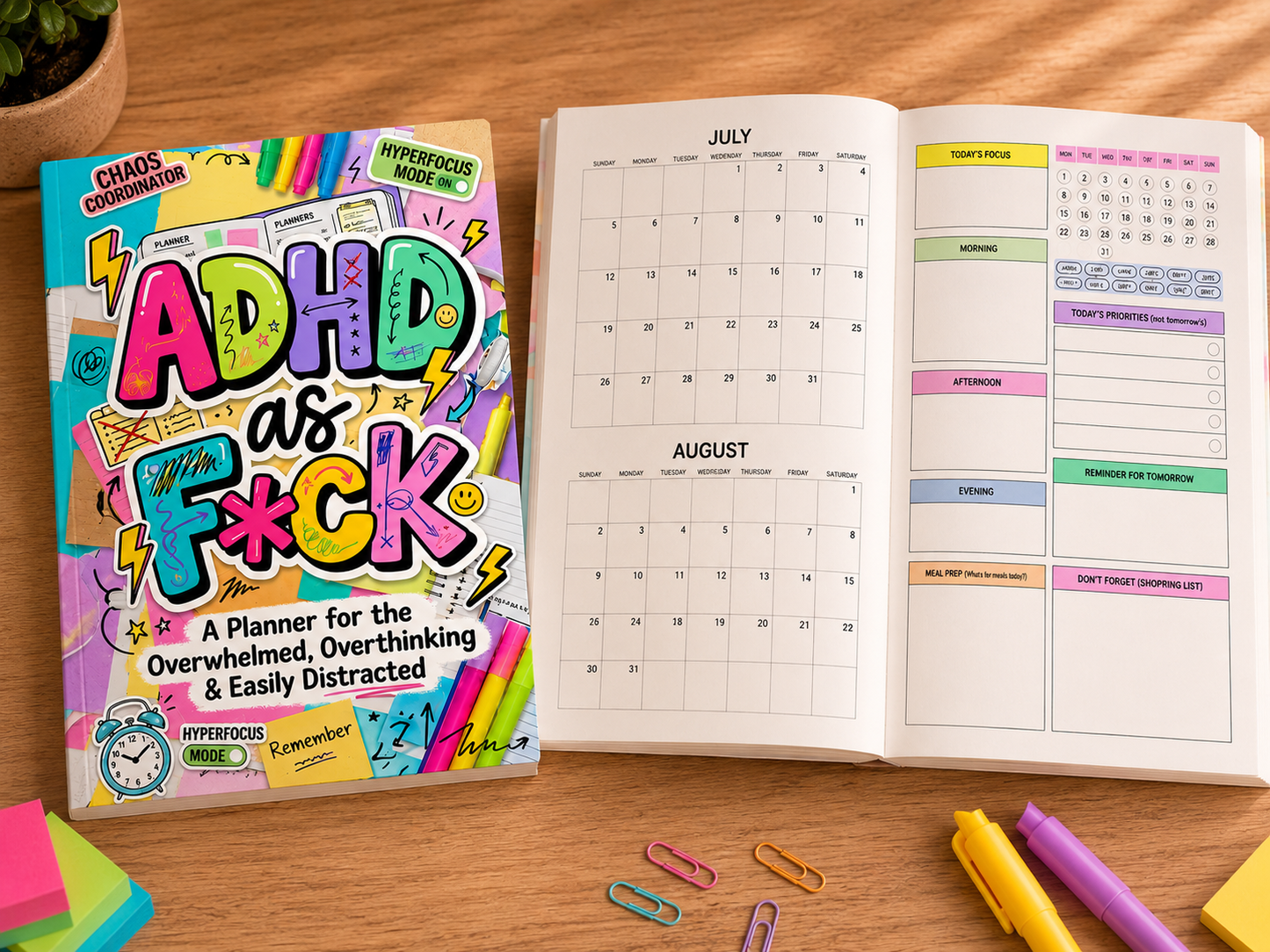 ADHD as F*CK - 90 Day Planner
