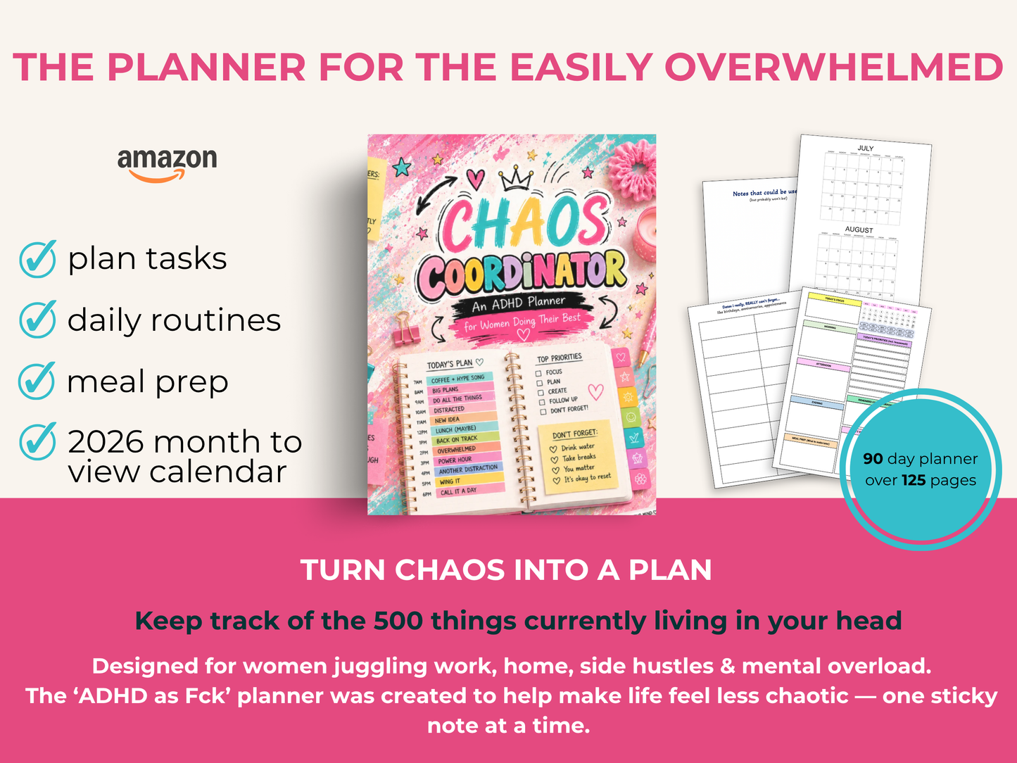 Chaos Coordinator - 90 Day ADHD Planner